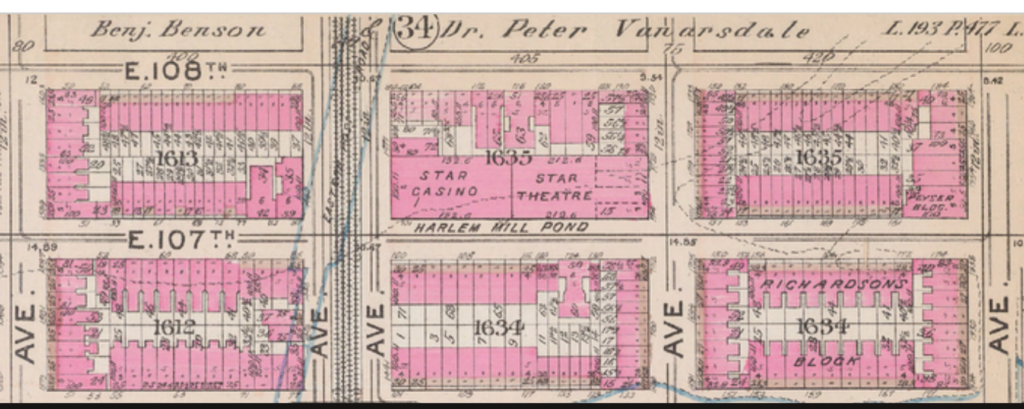 Star Theatre and Star Casino on 1911 Bromley map