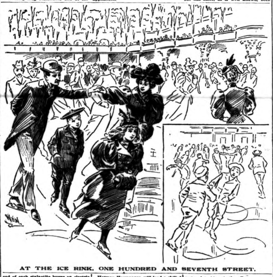 New York World, December 1895
Ice Palace Skating RInk