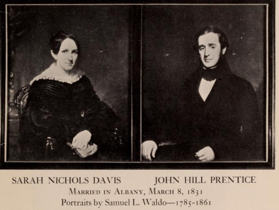 John Hill Prentice and Sarah Nichols Davis