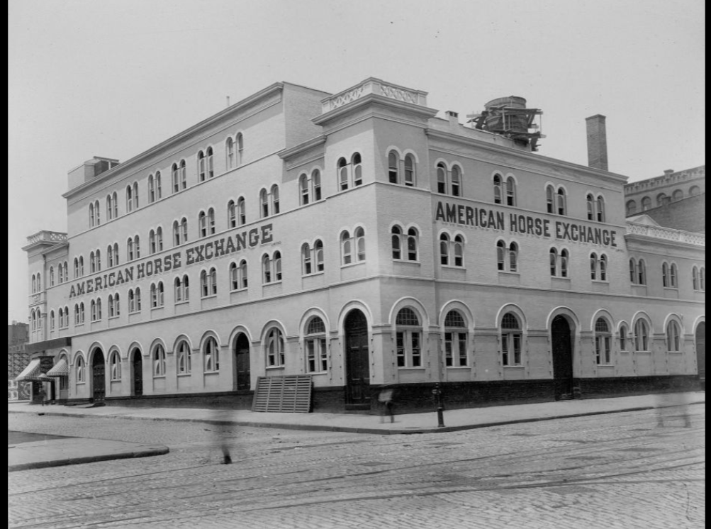 The Winter Garden Theatre occupies the second American Horse Exchange, built by William K. Vanderbilt in 1896.