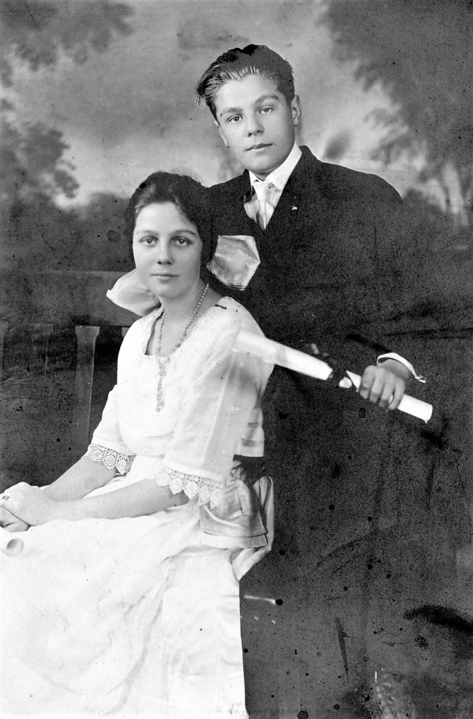 Margaret and her brother Charles, children of Joseph Probst Jr. 