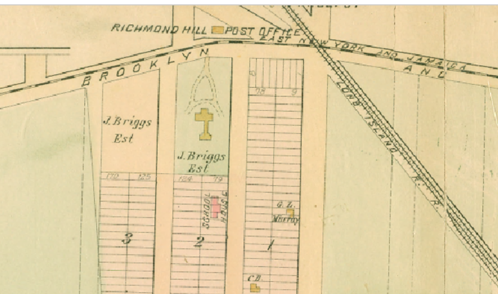 1891 map Richmond Hill, Queens