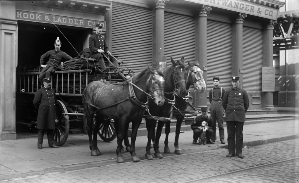 Hook and Ladder Company 10, 264 State Street, Brooklyn, 1891, New York Historical Society 