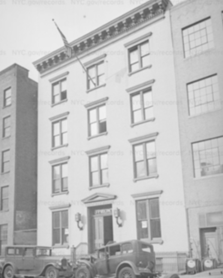 Elizabeth spent the night at the East Twenty-Second police station at 327 East 22nd Street. New York City Department of Records, 1940. 