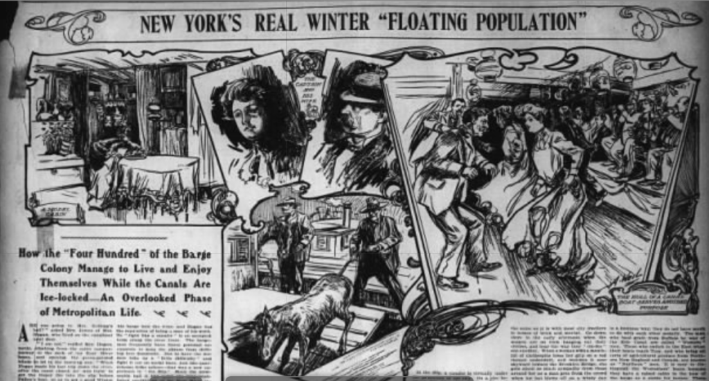 Winter Refugees, New York Times, 1905