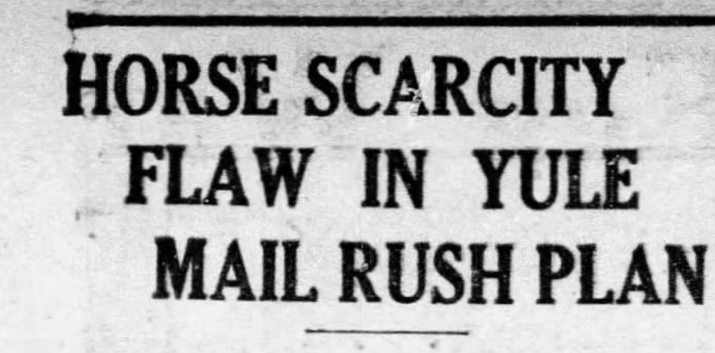 Daily News, November 3, 1929
Horse Tales of Old New York