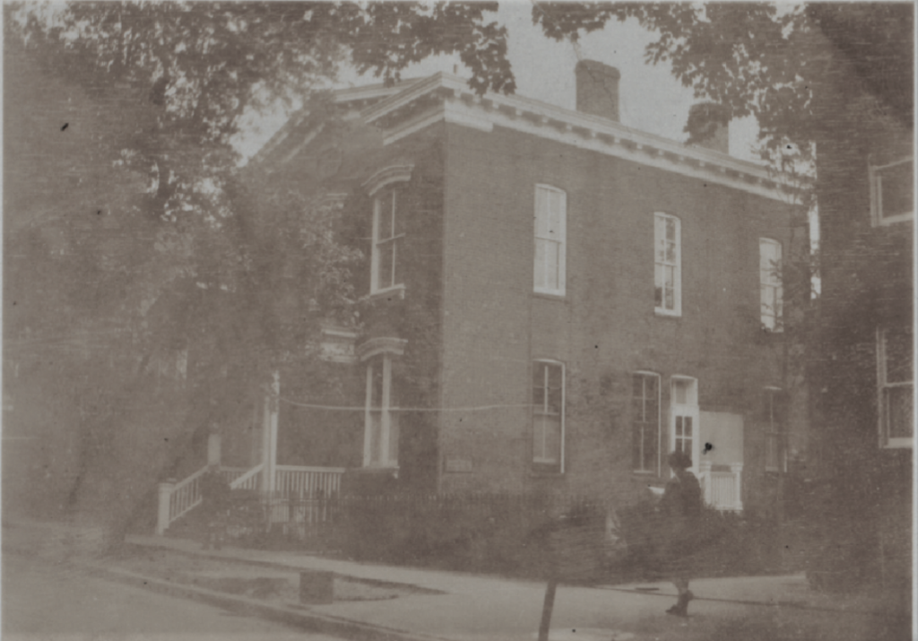 The New Lots Town Hall building, pictured here in 1922