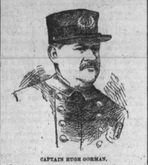 Hugh F. Gorman was 42 years old when he took over the 17th Precinct on Liberty Avenue in 1892.