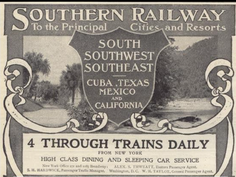 Southern Railway vintage ad