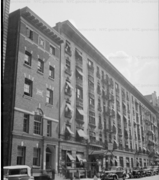 549-551 West 113th Street. New York State Department of Records, 1940