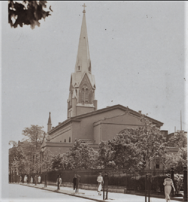 St. Paul's Roman Catholic Church, Cobble Hill, Brooklyn, 1934. New York Public Library Digital Collections
