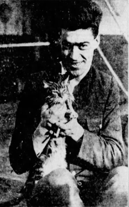 Alfred Dinely, a steward about the S.S. Vestris, saw to it that Tiger Lil was saved and returned to New York on the American Shipper.