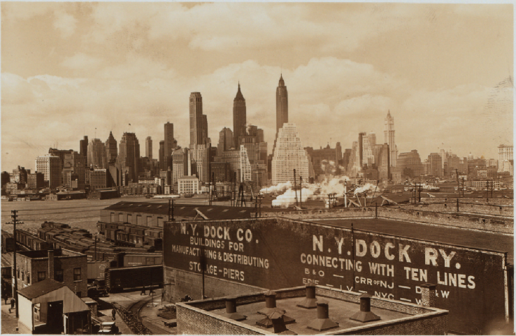 Foot of Montague Street, near Pier 12, New York Dock Company, Brooklyn 1938