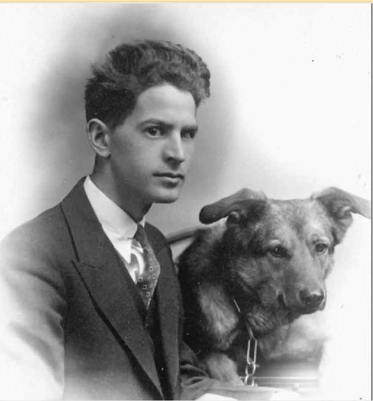 Thomas Gilmartin of Richmond Hill and his Seeing Eye Dog, Rascal