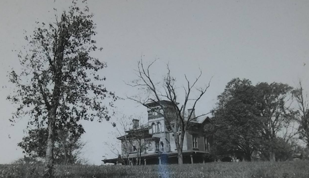 The mansion of Captain John Graham, which was occupied by the Gaumont Company in 1914. 