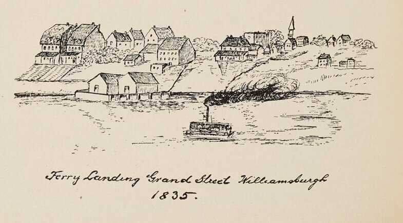 Ferry Landing, Williamsburg, 1835
