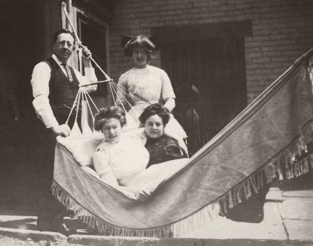Vintage photo hammock