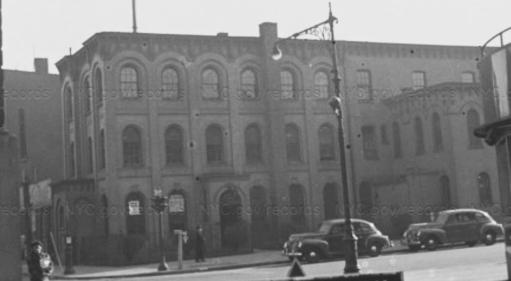 The Stagg Street police station in 1940. NYC Department of Records. 