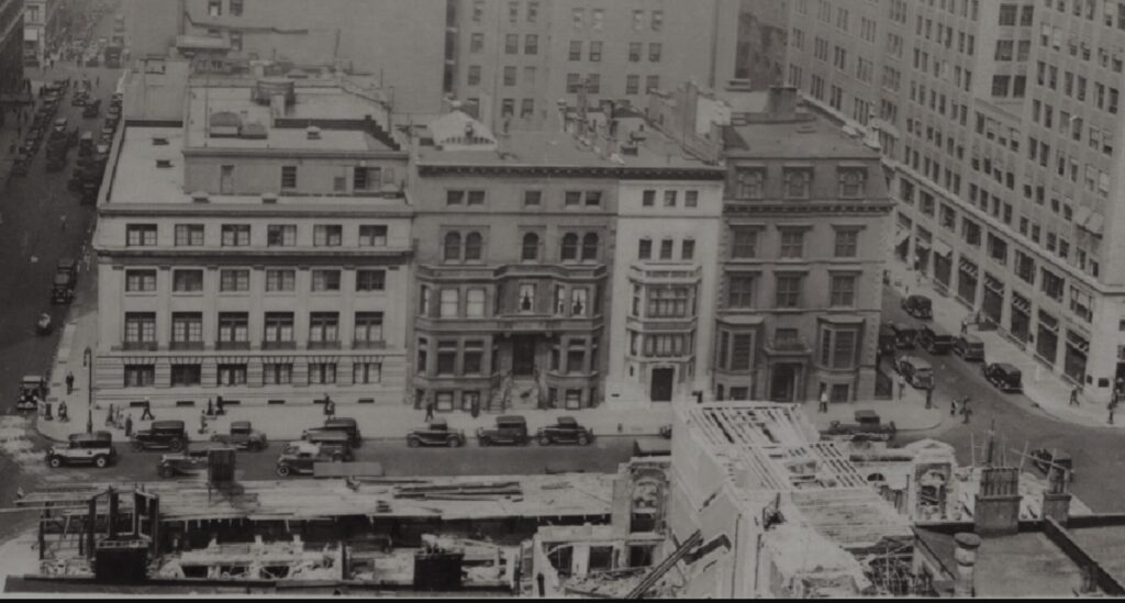 East side of Madison Avenue, between 38th and 39th Streets, around 1937