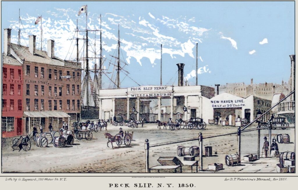 Peck Slip Ferry, 1850