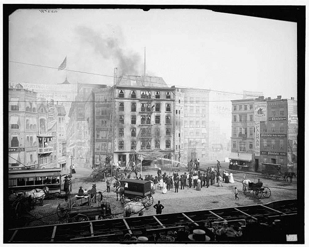 Fighting the Flames, Dreamland. Library of Congress