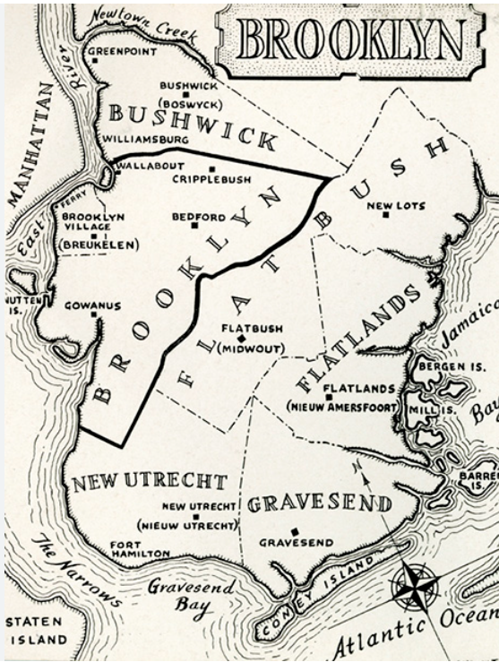 Bushwick, Brooklyn old map