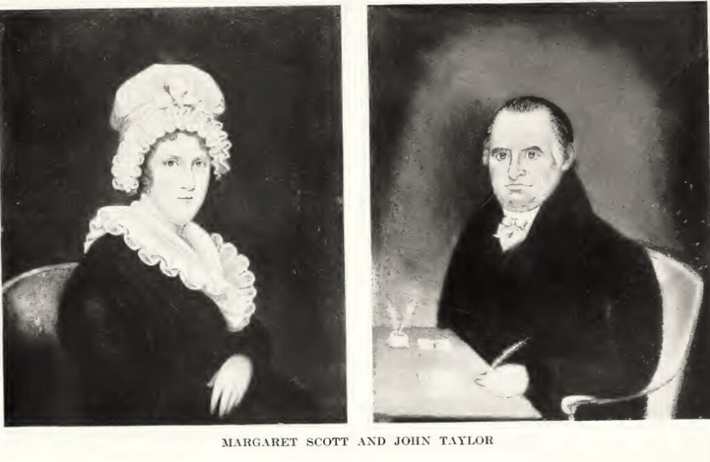 Margaret Scott and John Taylor